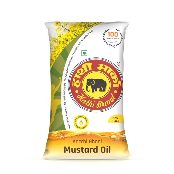 Hathi Marka Kacchi Ghani Mustard Oil / हाथी मार्का कच्ची घानी सरसों का तेल 
