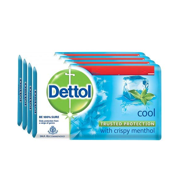 Dettol Intense Cool Soap ( Pack of 4 )