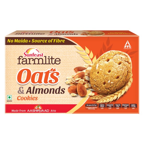 Sunfeast Farmlite Oats and Almonds Biscuit 